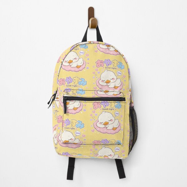 Item preview, Chibi cute duck Japanese 'good night' design cute kawaii designed and sold by Vintage Designs +.