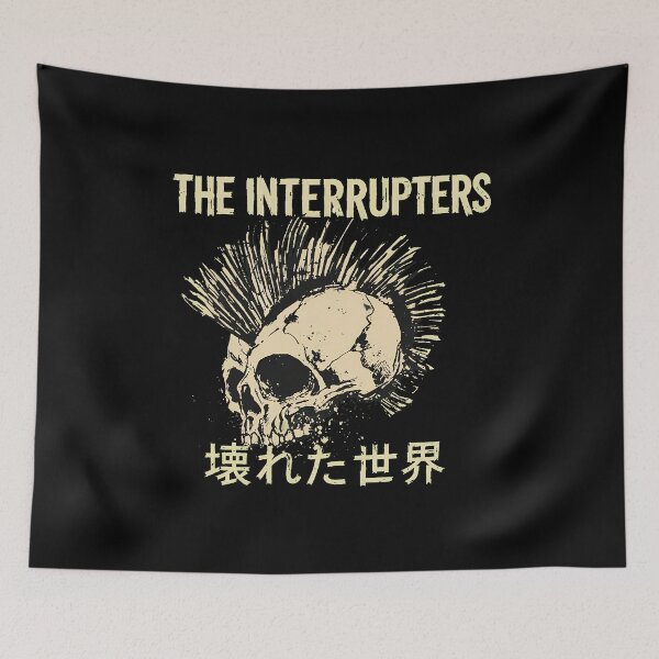 Item preview, The Interrupters Punk Skull Japanese Kanji -62 designed and sold by AmoreDesignAns.