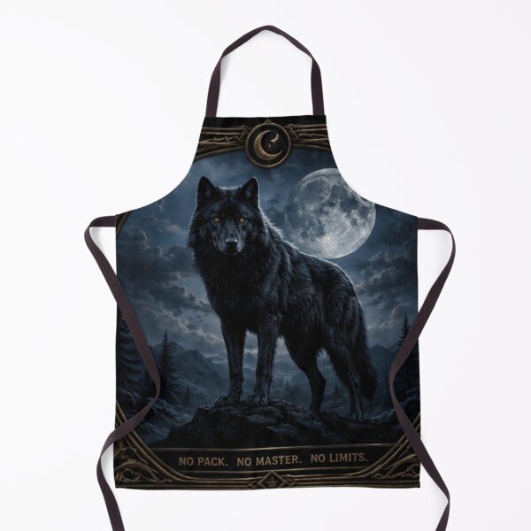 Item preview, The Lone Wolf Collection | Four Wolf Archetypes Fantasy Art Print -  Moon Wolf  designed and sold by FlameK-Atelier.