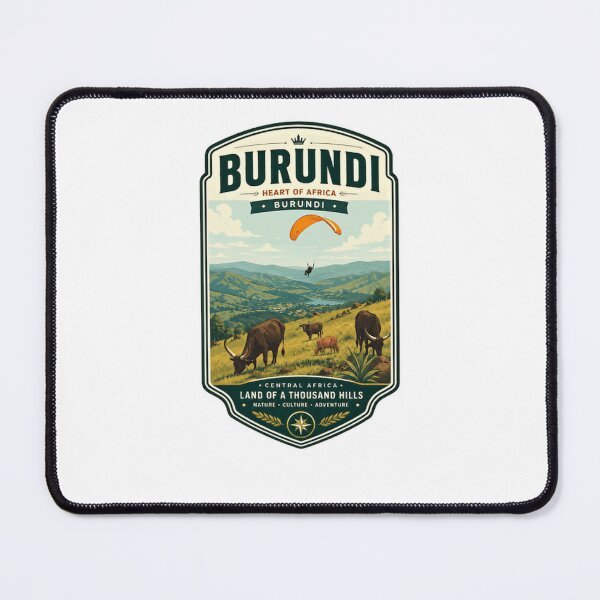 Item preview, Burundi Heart Of Africa Central Africa Land Of A Thousand Hills Nature Culture Adventure Travel designed and sold by Star3NowForMe.