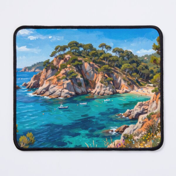 Item preview, Costa Brava Cliffs and Turquoise Cove designed and sold by RedPeaStudio.
