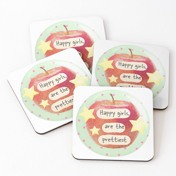 Item preview, Cute Retro Apple Happy Girls designed and sold by Brenza Boggart.