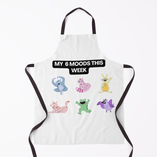 Item preview, My 6 Moods This Week- Funny  Animal Mood Chart designed and sold by Matheist.