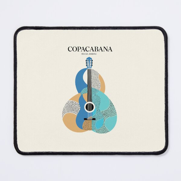 Item preview, Copacabana Rio de Janeiro Guitar – Brazilian Music Beach Art designed and sold by paulo silveira.