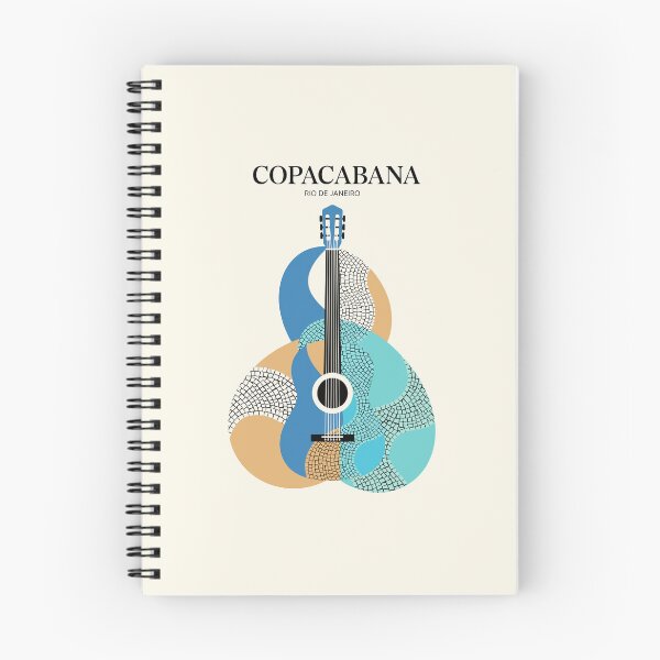 Item preview, Copacabana Rio de Janeiro Guitar – Brazilian Music Beach Art designed and sold by paulo silveira.