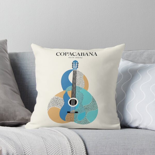 Item preview, Copacabana Rio de Janeiro Guitar – Brazilian Music Beach Art designed and sold by paulo silveira.