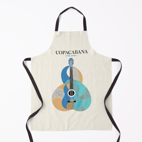 Item preview, Copacabana Rio de Janeiro Guitar – Brazilian Music Beach Art designed and sold by paulo silveira.