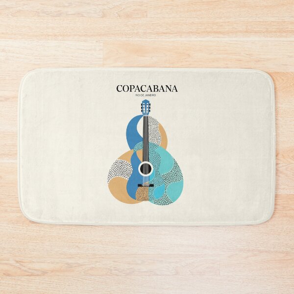 Item preview, Copacabana Rio de Janeiro Guitar – Brazilian Music Beach Art designed and sold by paulo silveira.