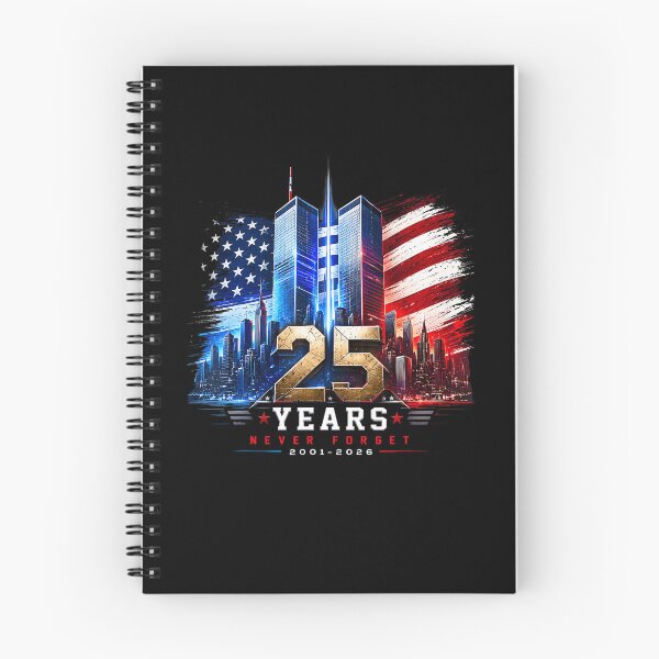 Item preview, Never Forget 25 Years September 11 2001 Memorial designed and sold by AsiaStokes.