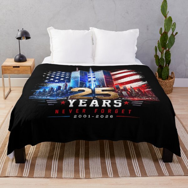Item preview, Never Forget 25 Years September 11 2001 Memorial designed and sold by AsiaStokes.