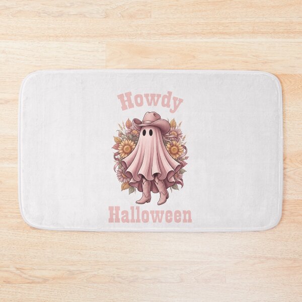 Item preview, Pinkoween Cowboy Ghost & Sunflowers Howdy Halloween designed and sold by MythicCotton.