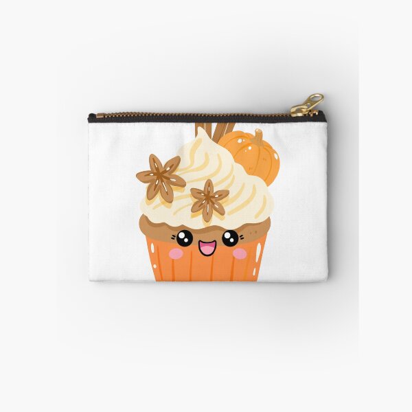 Item preview, Cute Kawaii Pumpkin Spice Cupcake Autumn Art designed and sold by Adamsshop24.