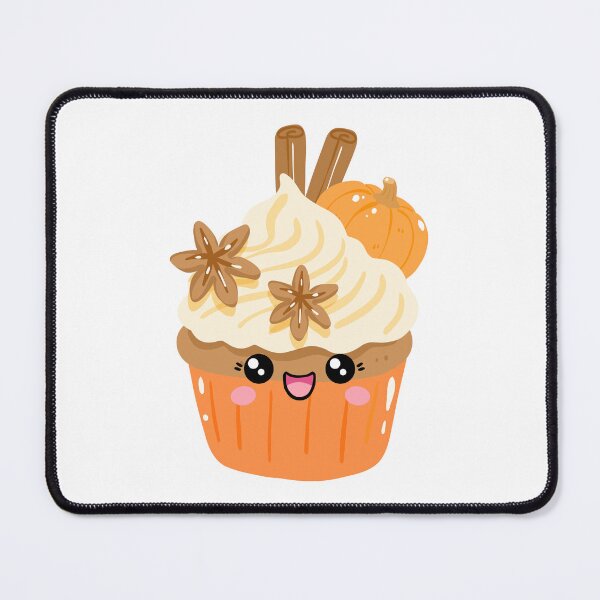 Item preview, Cute Kawaii Pumpkin Spice Cupcake Autumn Art designed and sold by Adamsshop24.