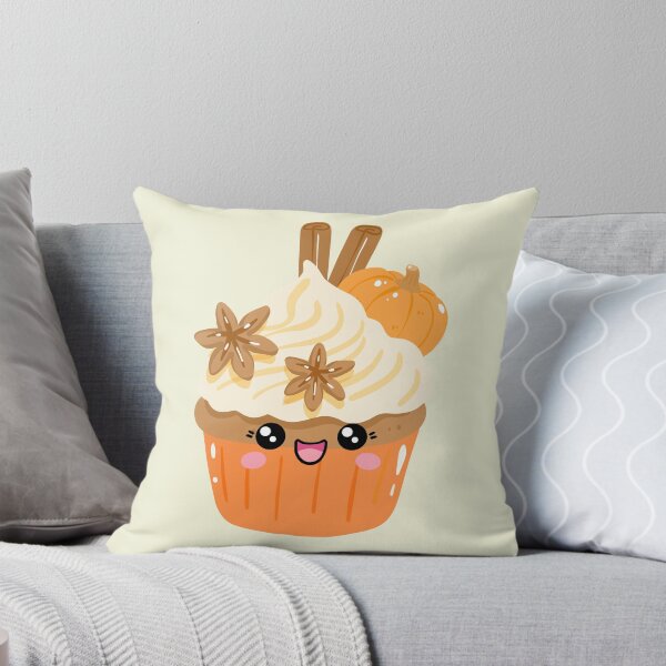 Item preview, Cute Kawaii Pumpkin Spice Cupcake Autumn Art designed and sold by Adamsshop24.