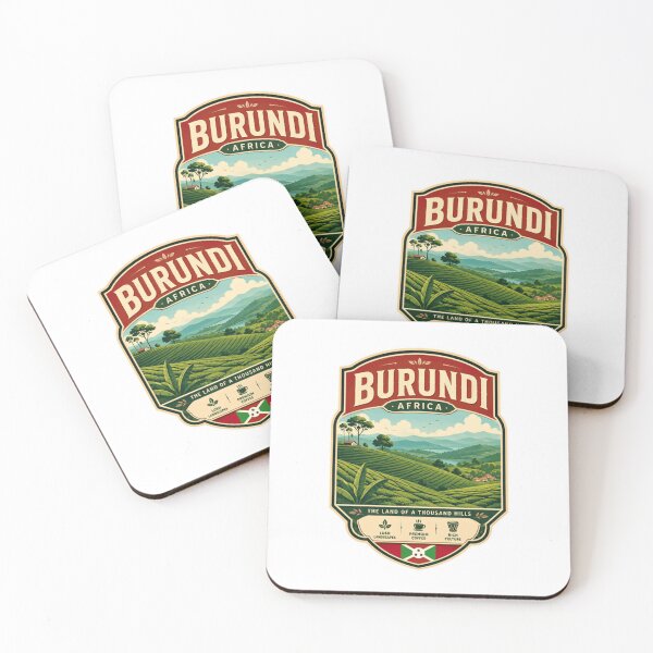 Item preview, Burundi Africa The Land Of A Thousand Hills Travel Souvenir Coffee Culture designed and sold by Star3NowForMe.
