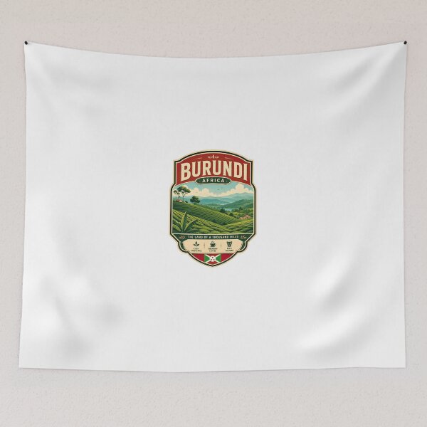 Item preview, Burundi Africa The Land Of A Thousand Hills Travel Souvenir Coffee Culture designed and sold by Star3NowForMe.