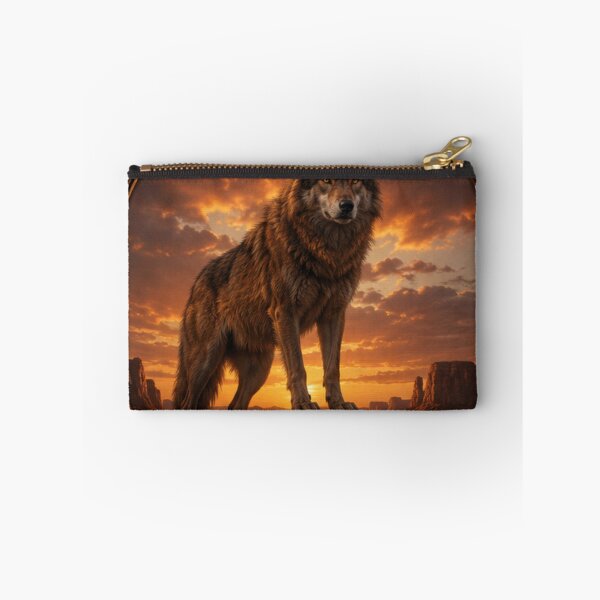 Item preview, The Lone Wolf Collection | Four Wolf Archetypes Fantasy Art Print -  Red Wolf  designed and sold by FlameK-Atelier.