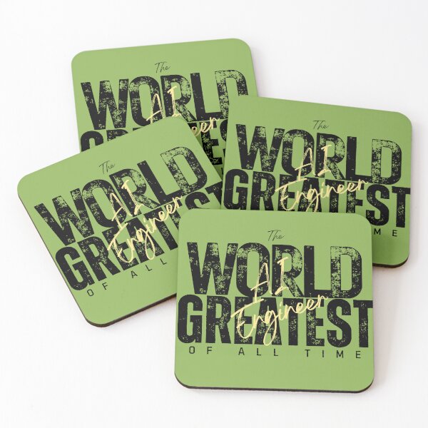 Item preview, World Greatest AI Engineer - First New Job Gift For Her - Artistic Green designed and sold by Doiemacreations.