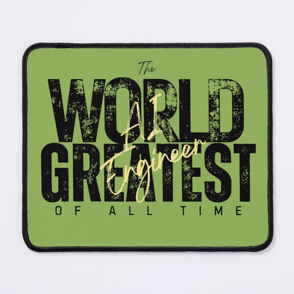 Item preview, World Greatest AI Engineer - First New Job Gift For Her - Artistic Green designed and sold by Doiemacreations.