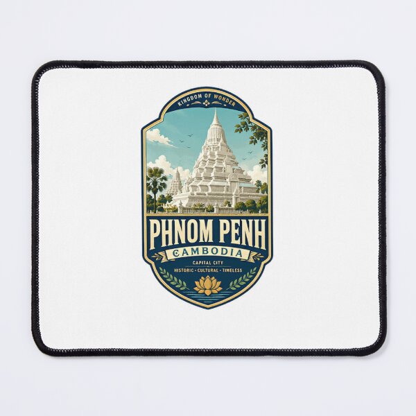 Item preview, Phnom Penh Cambodia Kingdom Of Wonder Capital City Historic Cultural Timeless Traveler Souvenir designed and sold by Star3NowForMe.