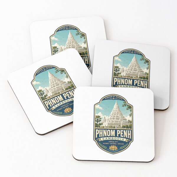 Item preview, Phnom Penh Cambodia Kingdom Of Wonder Capital City Historic Cultural Timeless Traveler Souvenir designed and sold by Star3NowForMe.