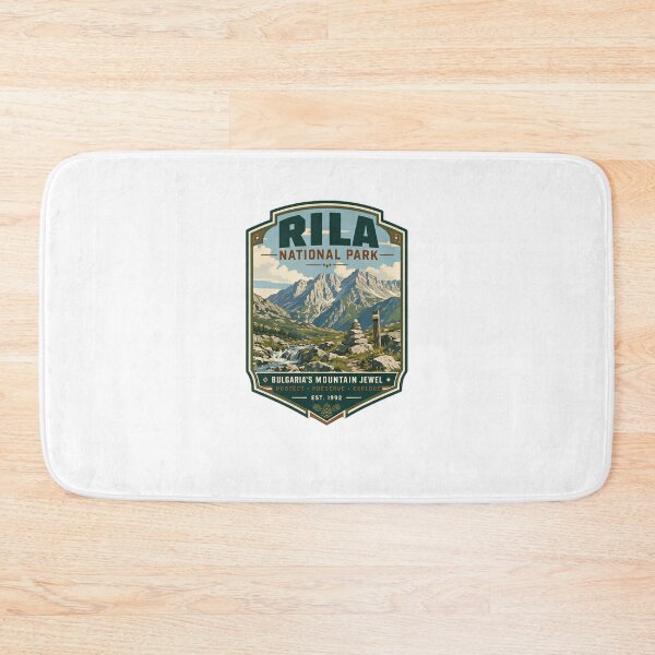 Item preview, Rila National Park Bulgaria's Mountain Jewel Protect Preserve Explore Est 1992 Travel Hiking Nature Lover designed and sold by Star3NowForMe.