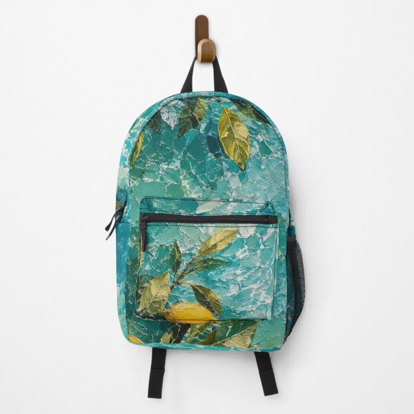 Item preview, Lemons & Turquoise – Mediterranean Summer Art designed and sold by H-Tsvetkova.