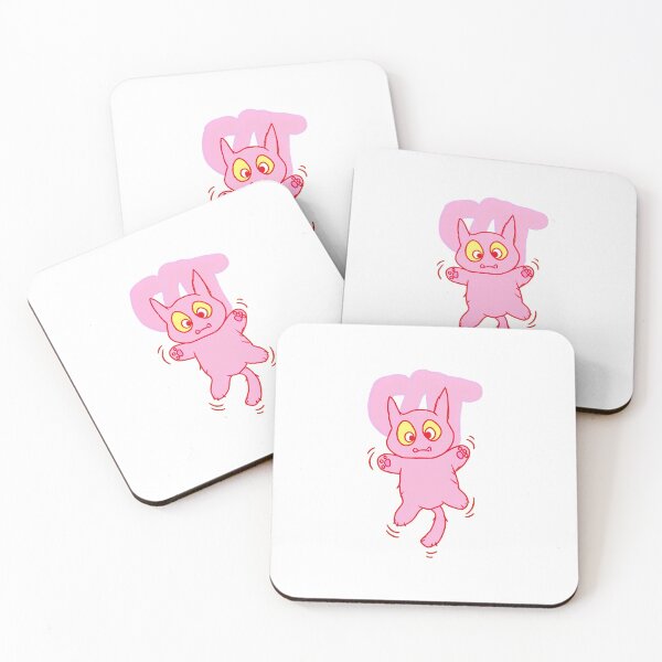 Item preview, Cute Pink Cat Art With "CAT" Letters designed and sold by SoyLamderma.