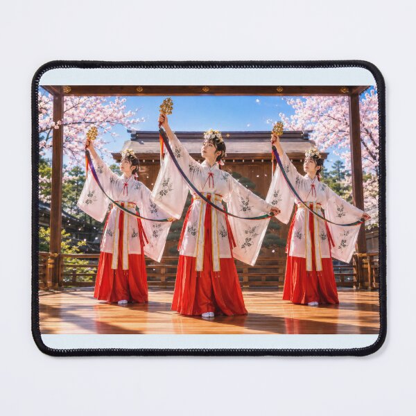 Item preview, Miko Dance – Traditional Japanese Shrine Maiden designed and sold by Kurekou Lab.