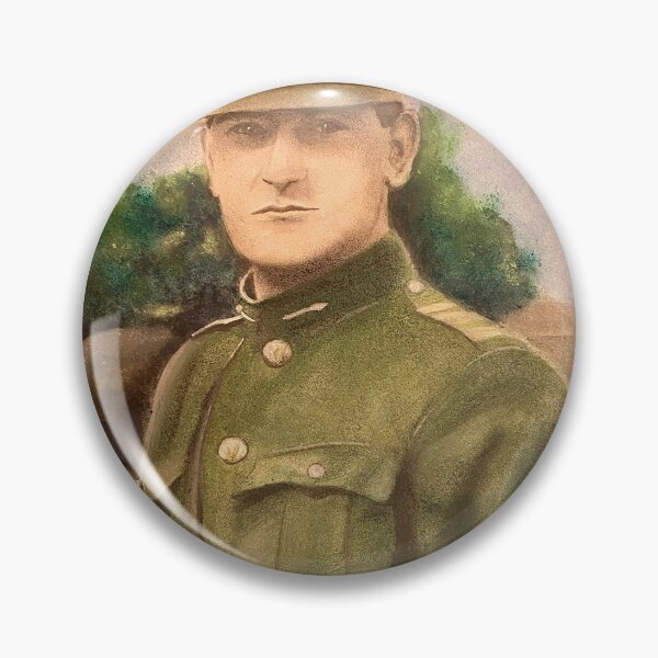 Item preview, Michael Collins Army Portrait 1916 Wall Art – Icon of Irish History designed and sold by ConorKeeganArt.