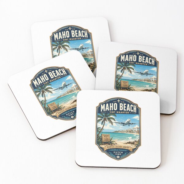 Item preview, Maho Beach Sint Maarten Princess Juliana Airport Caribbean Plane Landings Travel designed and sold by Star3NowForMe.