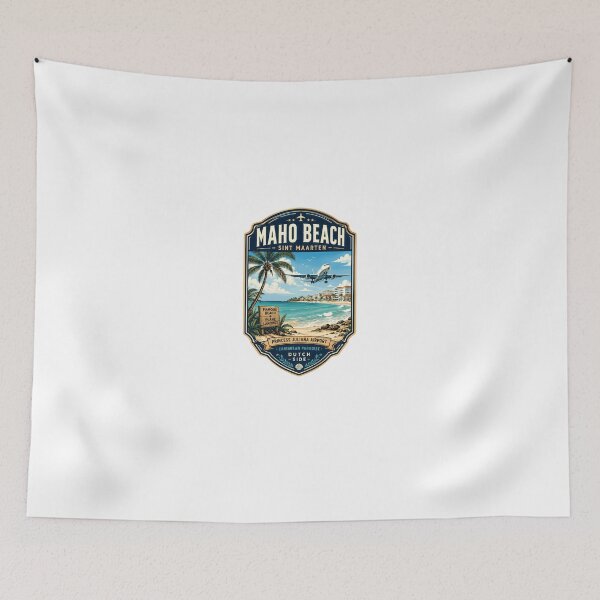 Item preview, Maho Beach Sint Maarten Princess Juliana Airport Caribbean Plane Landings Travel designed and sold by Star3NowForMe.