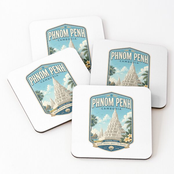 Item preview, Phnom Penh Cambodia Capital City History Mekong Travel Destination designed and sold by Star3NowForMe.