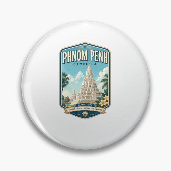 Item preview, Phnom Penh Cambodia Capital City History Mekong Travel Destination designed and sold by Star3NowForMe.