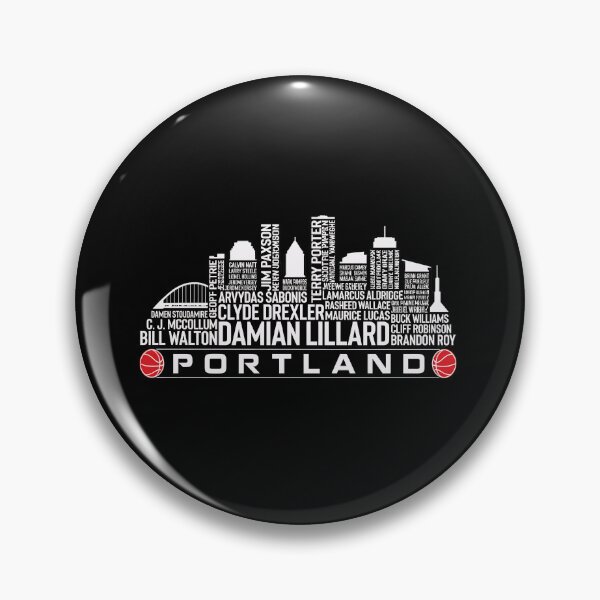 Item preview, Portland Basketball Legends Skyline Vintage Sports T-Shirt Graphic designed and sold by Elizabeth68301.