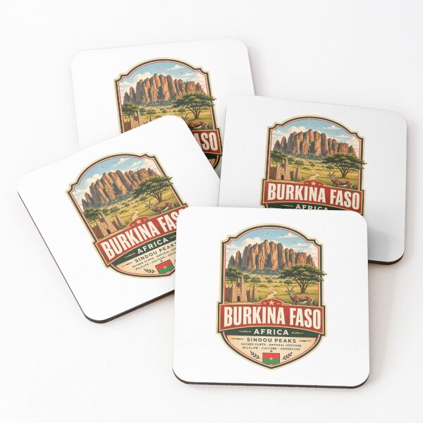 Item preview, Burkina Faso Africa Sindou Peaks Sacred Cliffs Travel Heritage designed and sold by Star3NowForMe.