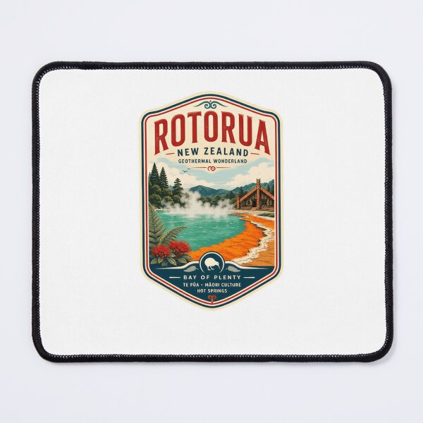 Item preview, Rotorua New Zealand Geothermal Wonderland Bay Of Plenty Te Pua Maori Culture Hot Springs Travel Souvenir designed and sold by Star3NowForMe.