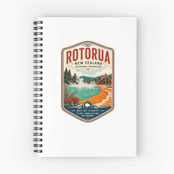 Item preview, Rotorua New Zealand Geothermal Wonderland Bay Of Plenty Te Pua Maori Culture Hot Springs Travel Souvenir designed and sold by Star3NowForMe.