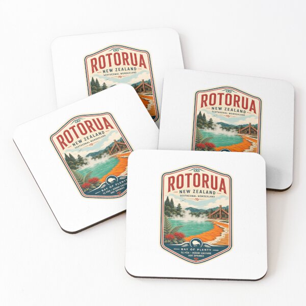 Item preview, Rotorua New Zealand Geothermal Wonderland Bay Of Plenty Te Pua Maori Culture Hot Springs Travel Souvenir designed and sold by Star3NowForMe.