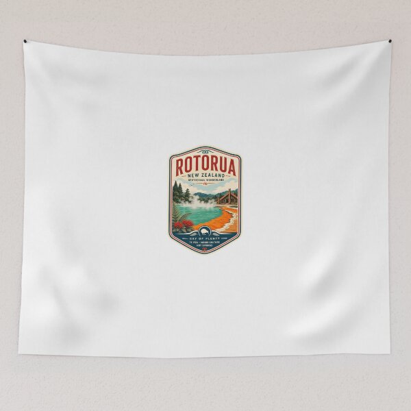 Item preview, Rotorua New Zealand Geothermal Wonderland Bay Of Plenty Te Pua Maori Culture Hot Springs Travel Souvenir designed and sold by Star3NowForMe.