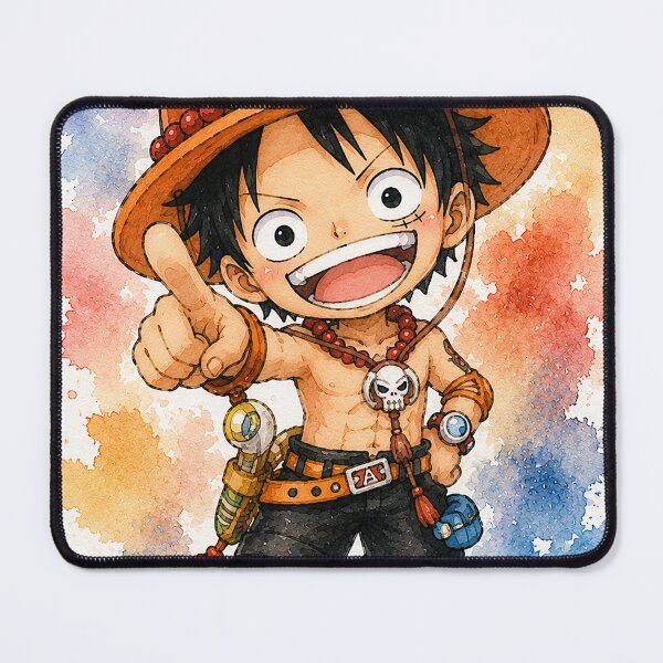 Item preview, Anime Pirate Captain Straw Hat Luffy Cool Aesthetic Illustration designed and sold by shopthehappycart.