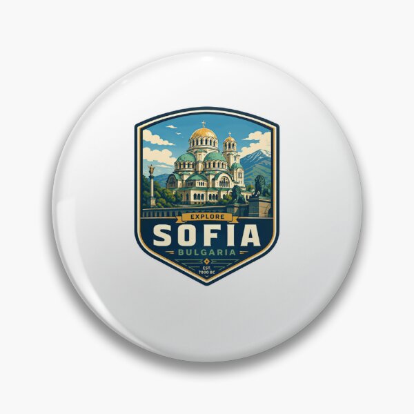 Item preview, Explore Sofia Bulgaria Est. 7000 BC European City Travel Tourist designed and sold by Star3NowForMe.