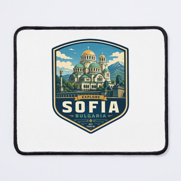 Item preview, Explore Sofia Bulgaria Est. 7000 BC European City Travel Tourist designed and sold by Star3NowForMe.