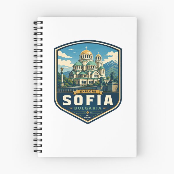 Item preview, Explore Sofia Bulgaria Est. 7000 BC European City Travel Tourist designed and sold by Star3NowForMe.