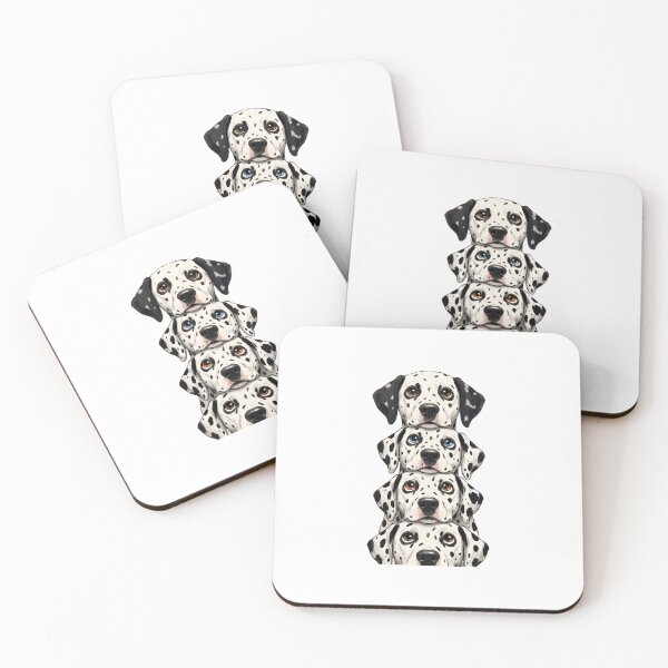 Item preview, Stack of Dalmatians Dog Art designed and sold by SoyLamderma.