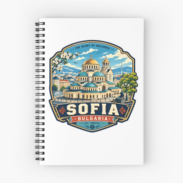 Item preview, The Heart Of Bulgaria Sofia Bulgaria Est. 7000 B.C. Travel Souvenir European City Landmark designed and sold by Star3NowForMe.