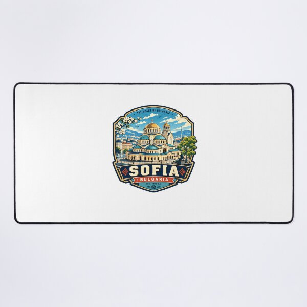 Item preview, The Heart Of Bulgaria Sofia Bulgaria Est. 7000 B.C. Travel Souvenir European City Landmark designed and sold by Star3NowForMe.