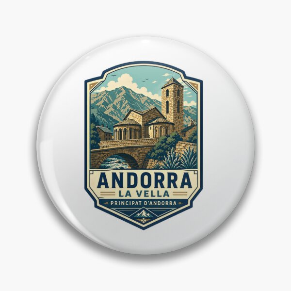 Item preview, Andorra La Vella Principat D'Andorra Travel Souvenir European Vacation designed and sold by Simsimah26Parks.