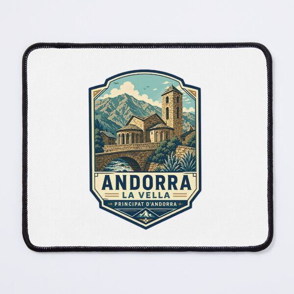 Item preview, Andorra La Vella Principat D'Andorra Travel Souvenir European Vacation designed and sold by Simsimah26Parks.
