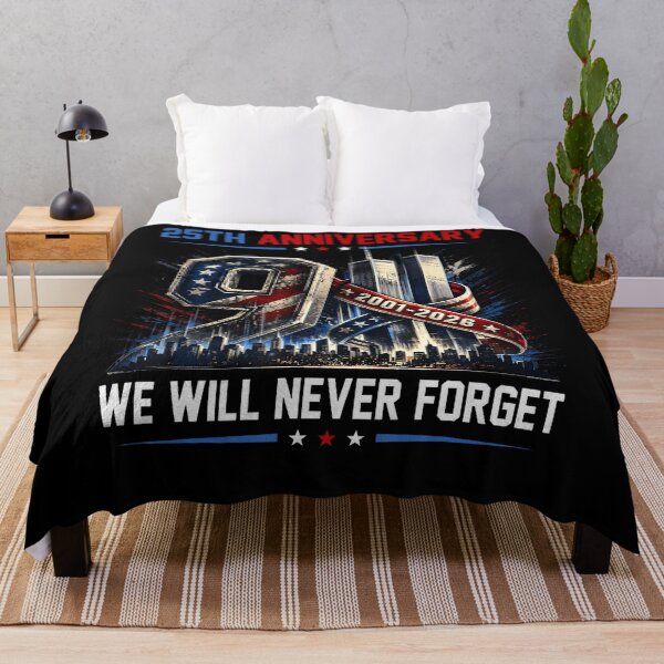 Item preview, Never Forget 25th Anniversary September 11 2001 Memorial designed and sold by AsiaStokes.